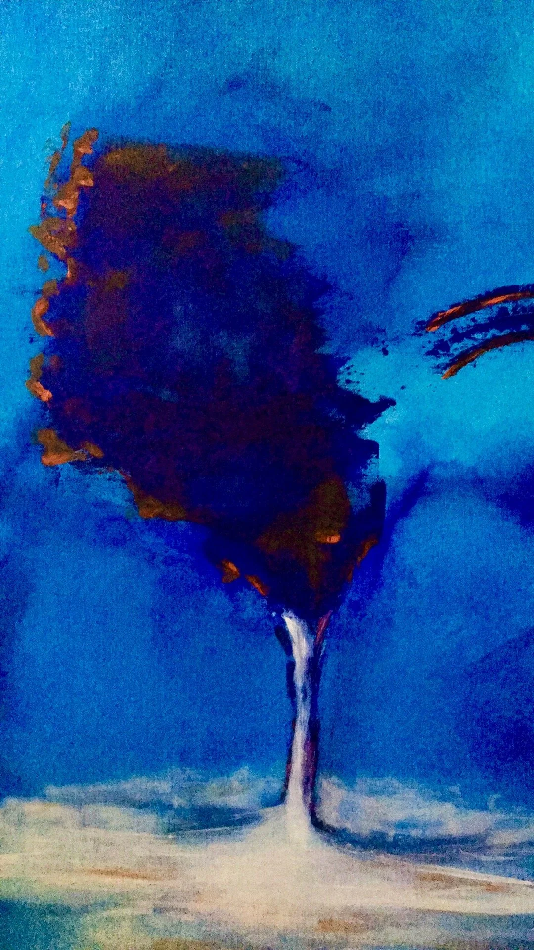 "Fragile" . 2021 . acrylic on canvas . 70x50cm . collection privée