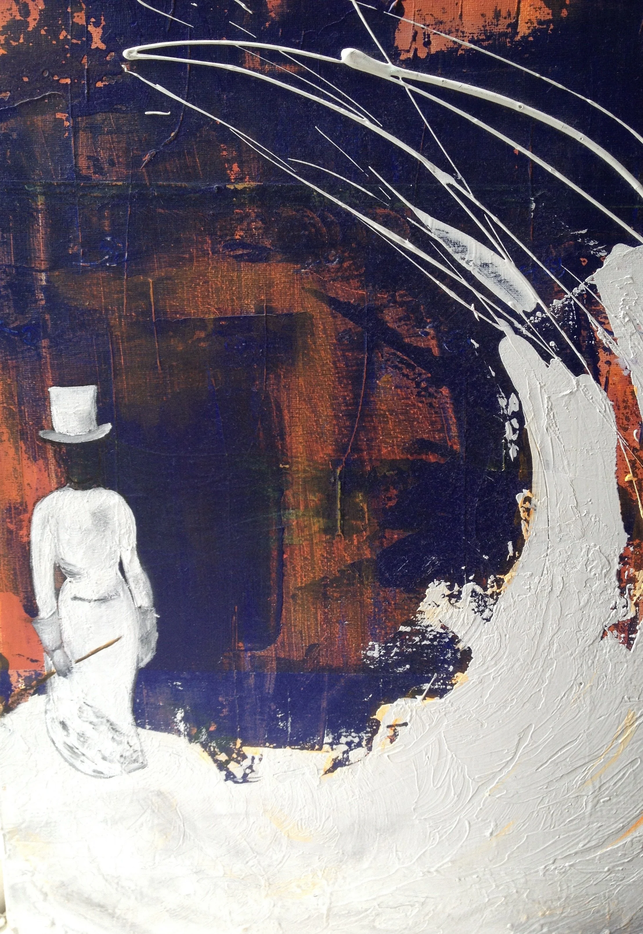 Vague cavalière . 2014 . 70x50cm . 
collection privée