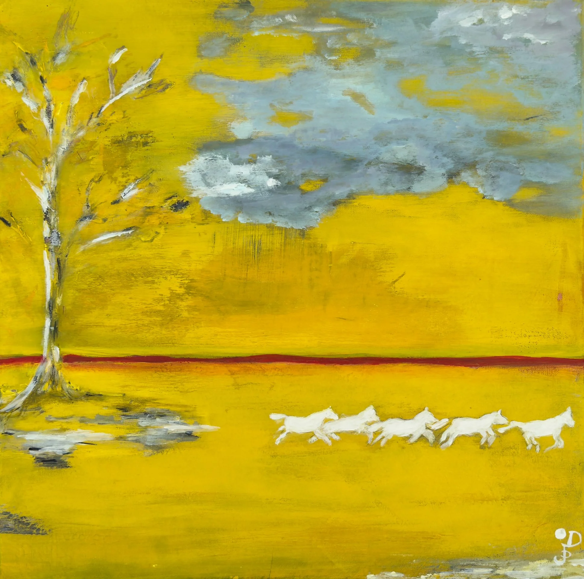 Wild is the wind . 2020 . 50x50cm