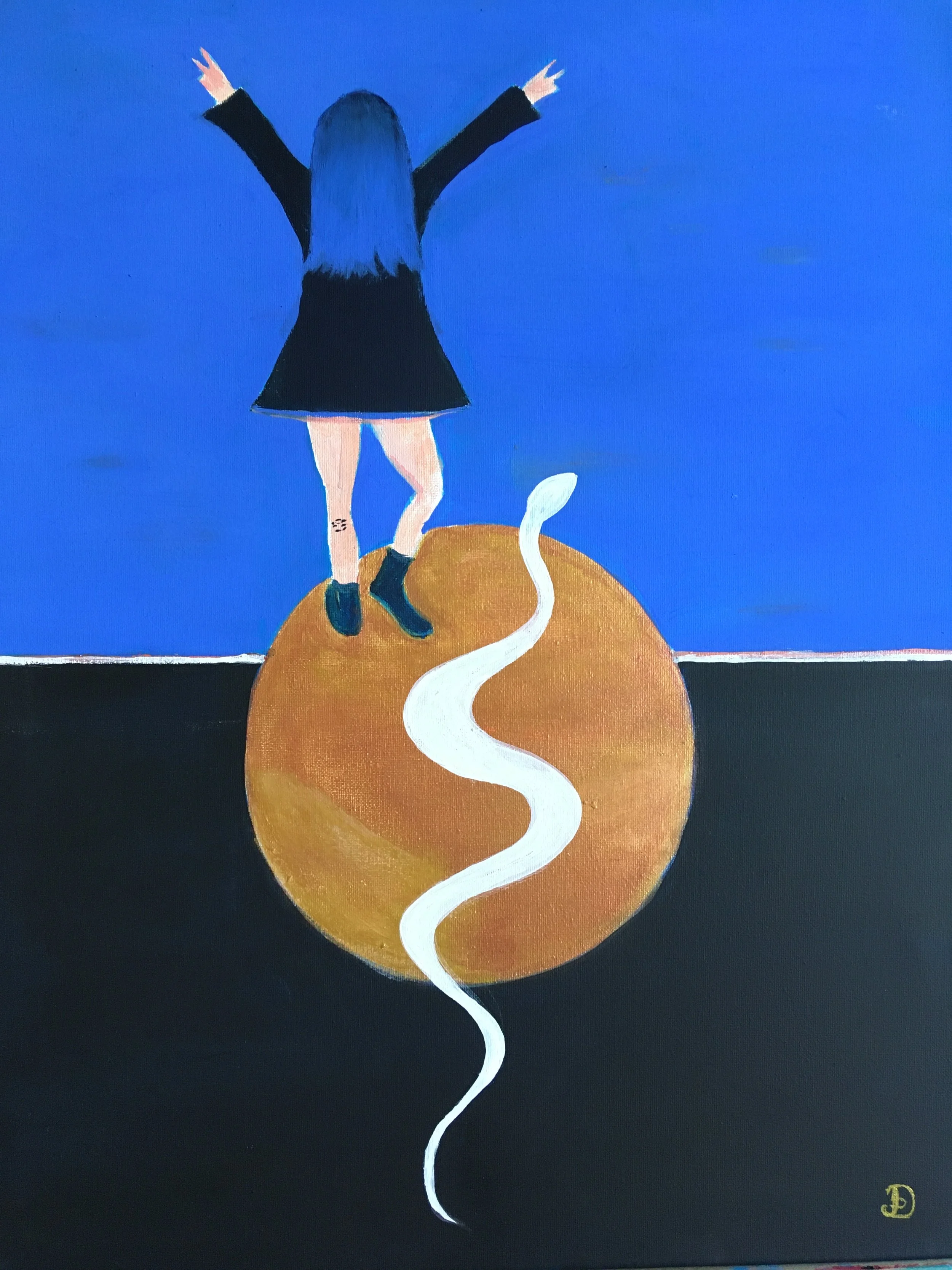 Lena 18  . 2020 . 70x50cm
. collection privée