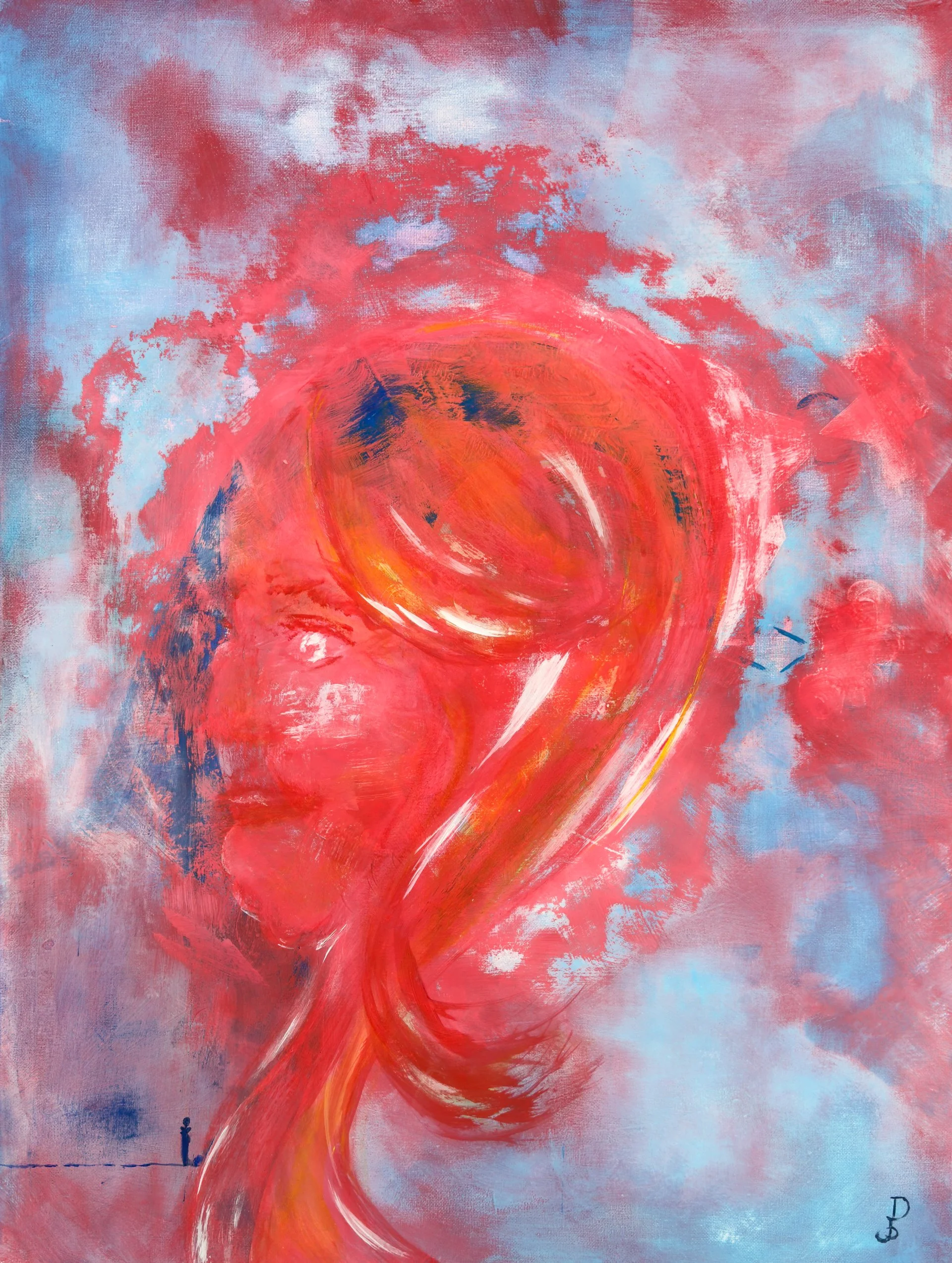 "Brenda" . 2025 . acrylic on canvas . 80x60cm
