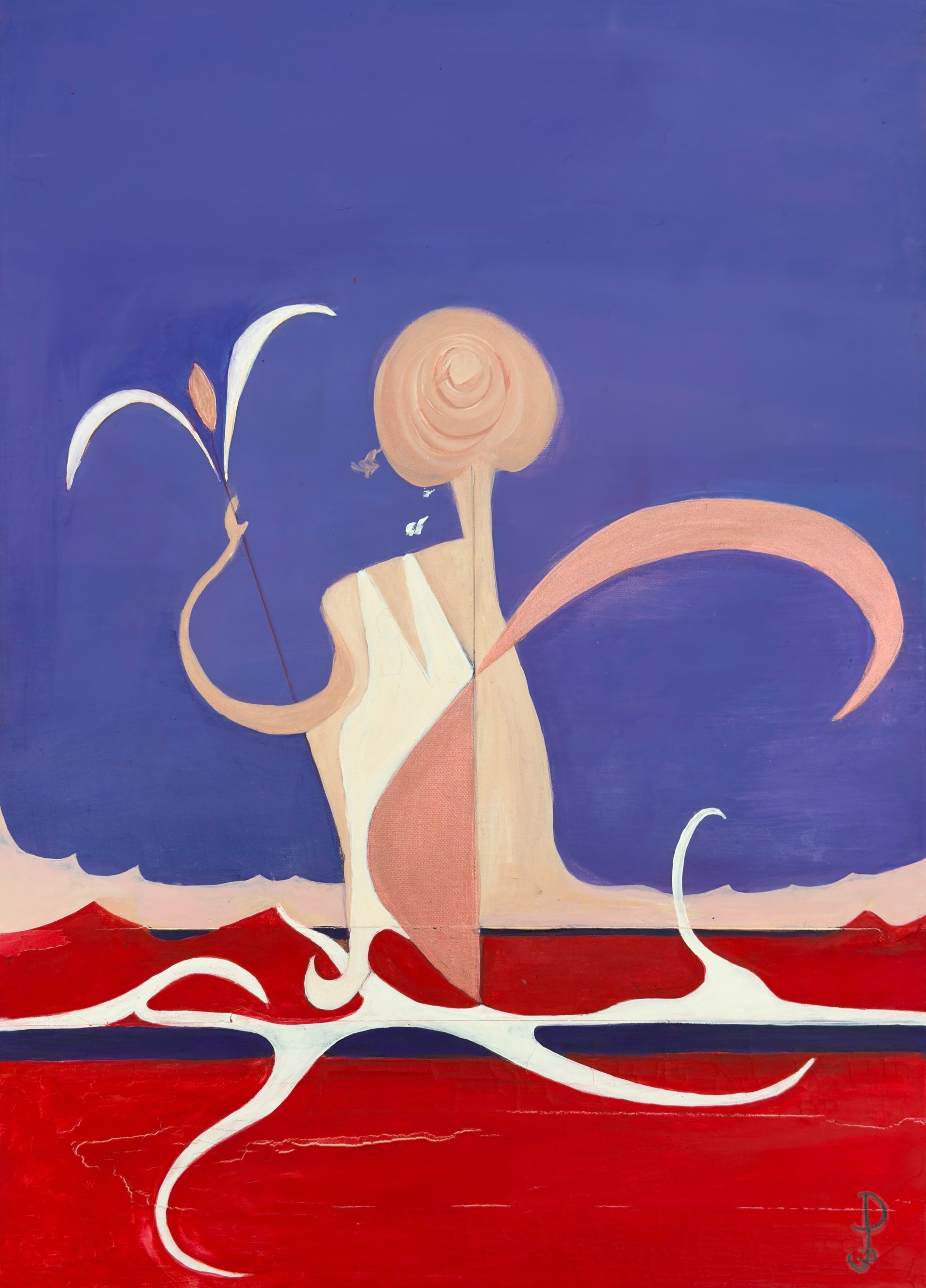 Die Alchemistin . 2019 . 70x50cm