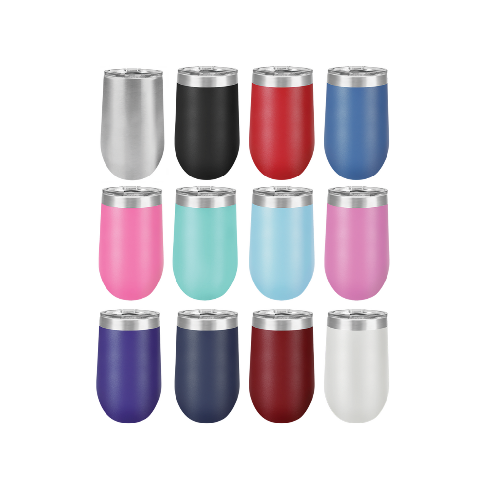 16oz Wine Tumbler With Lid