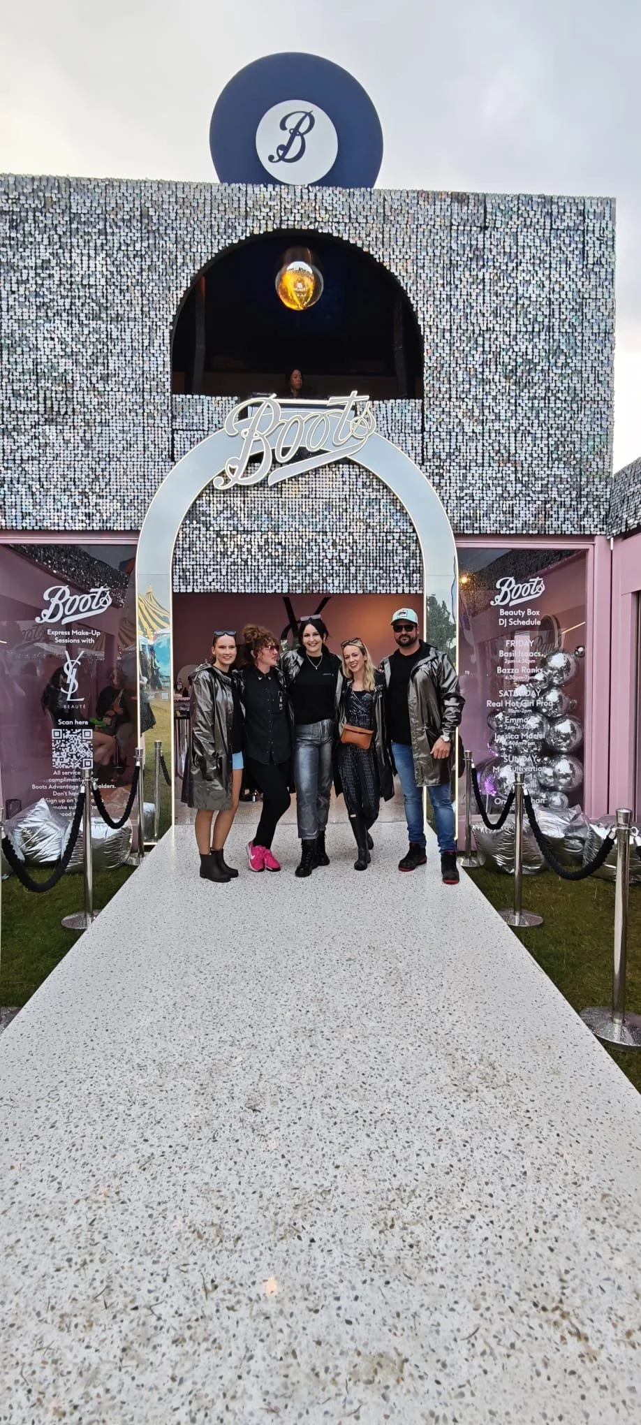 The KMSpace production team for Boots Beauty at Electric Picnic 2026