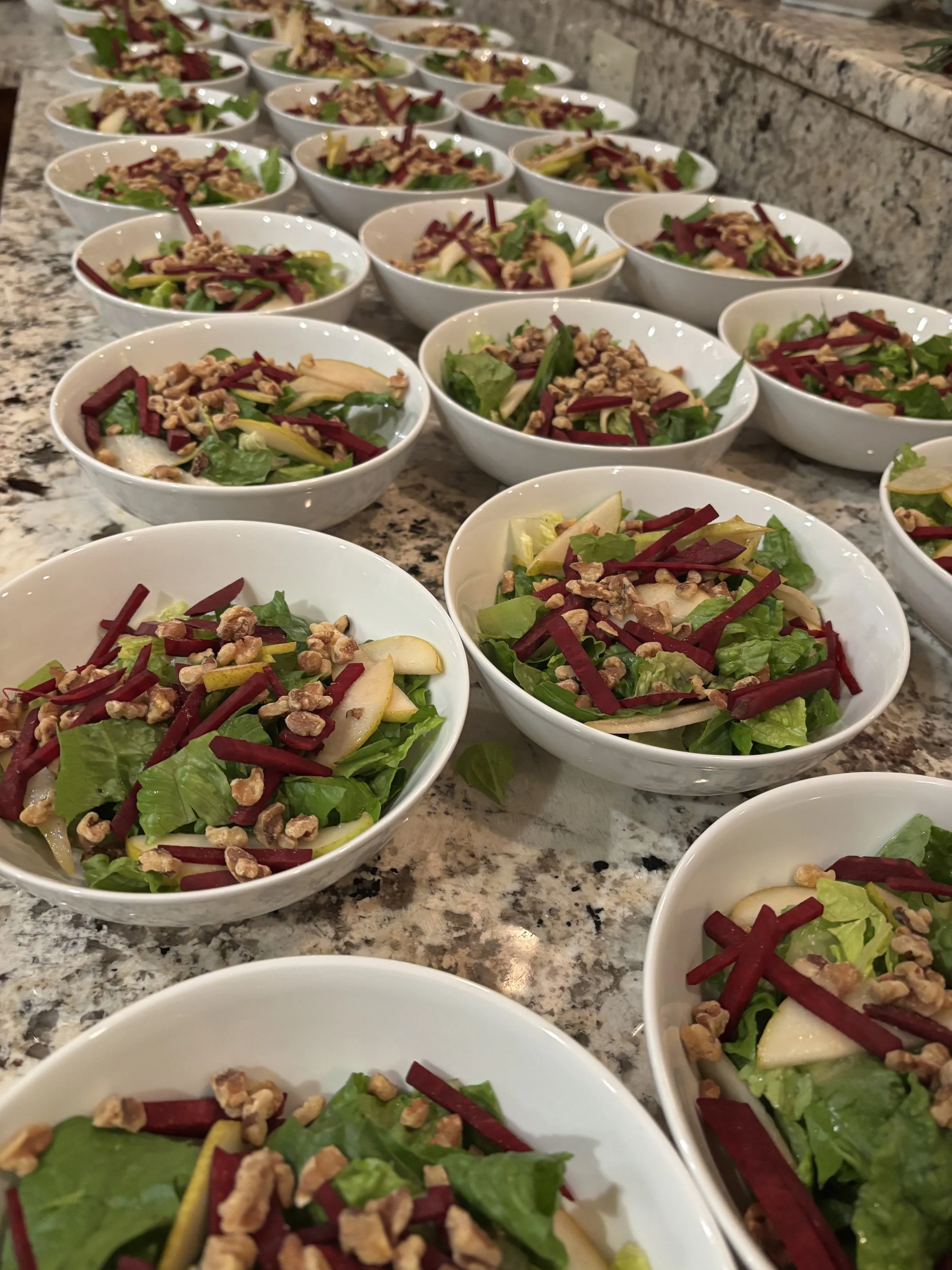 Pear, Beet and Walnut Salad