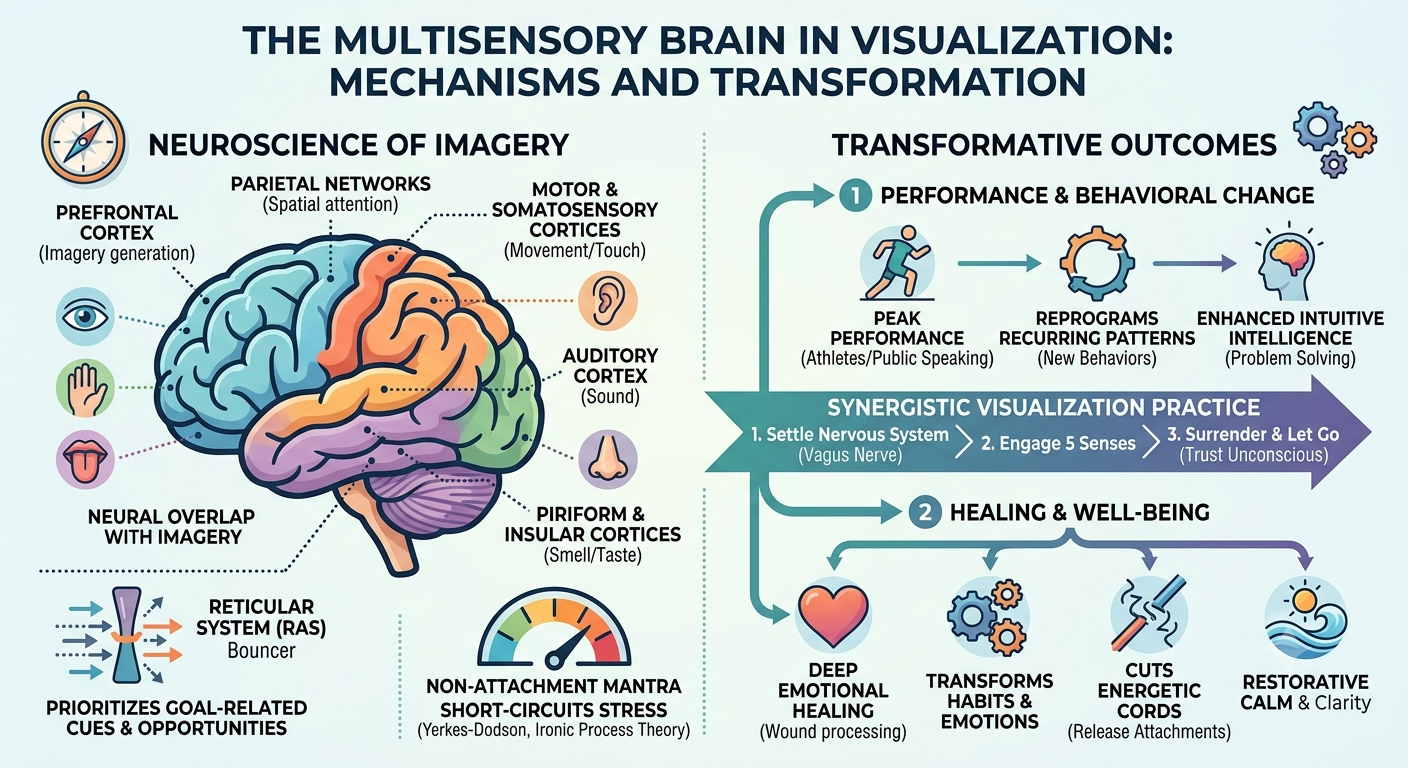 The Science of Visioning: Why Multisensory Imagery Rewires Your Brain (and Why Forcing It Backfires)