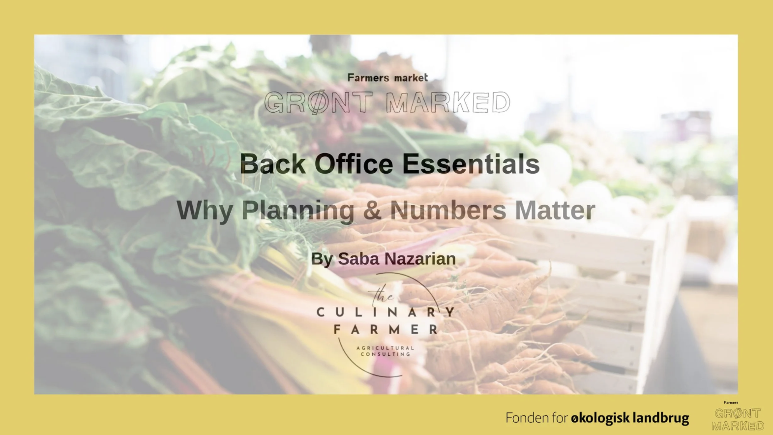 Back Office Essentials –Why Planning &amp; Numbers Matter