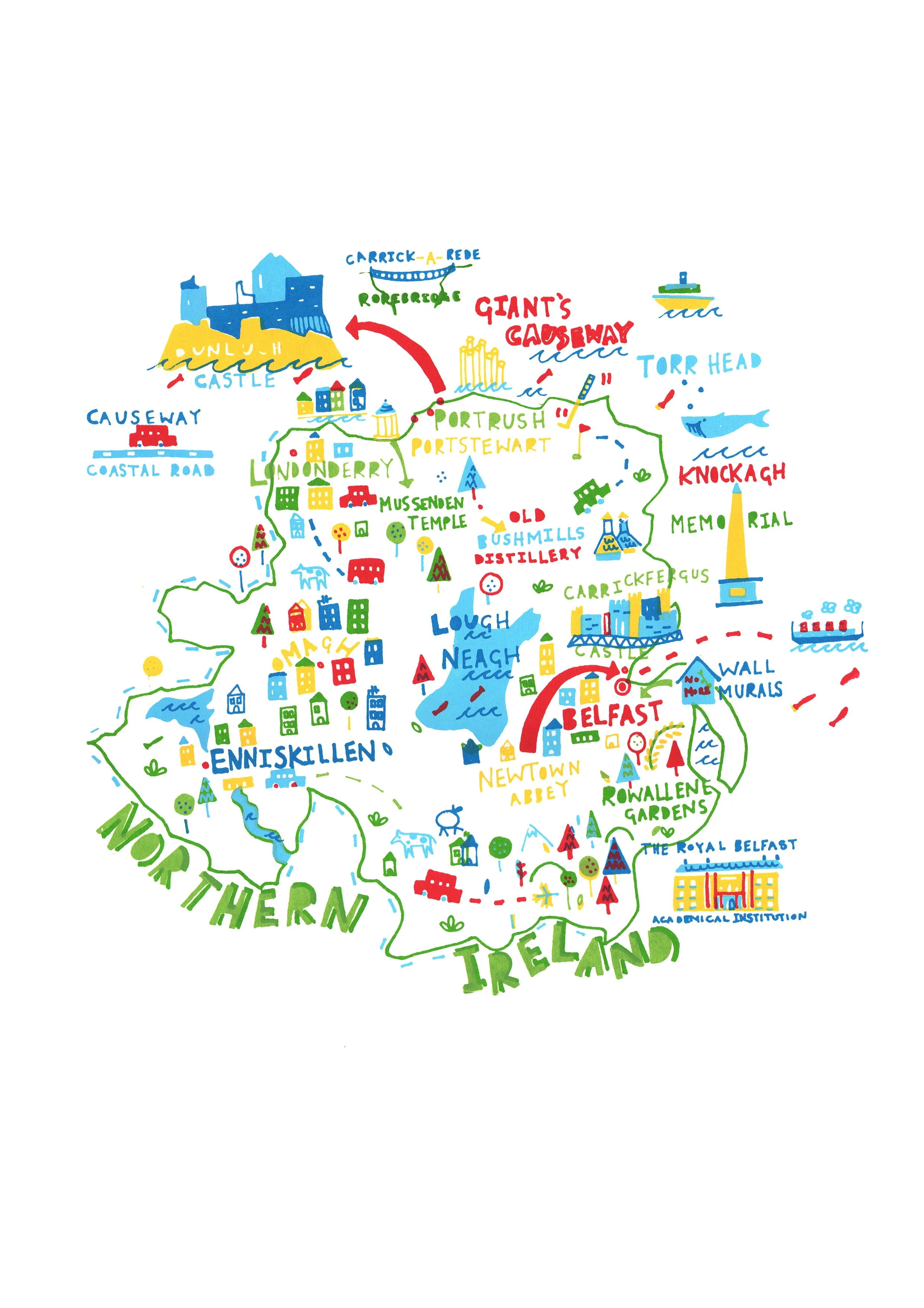 Northern Ireland Map