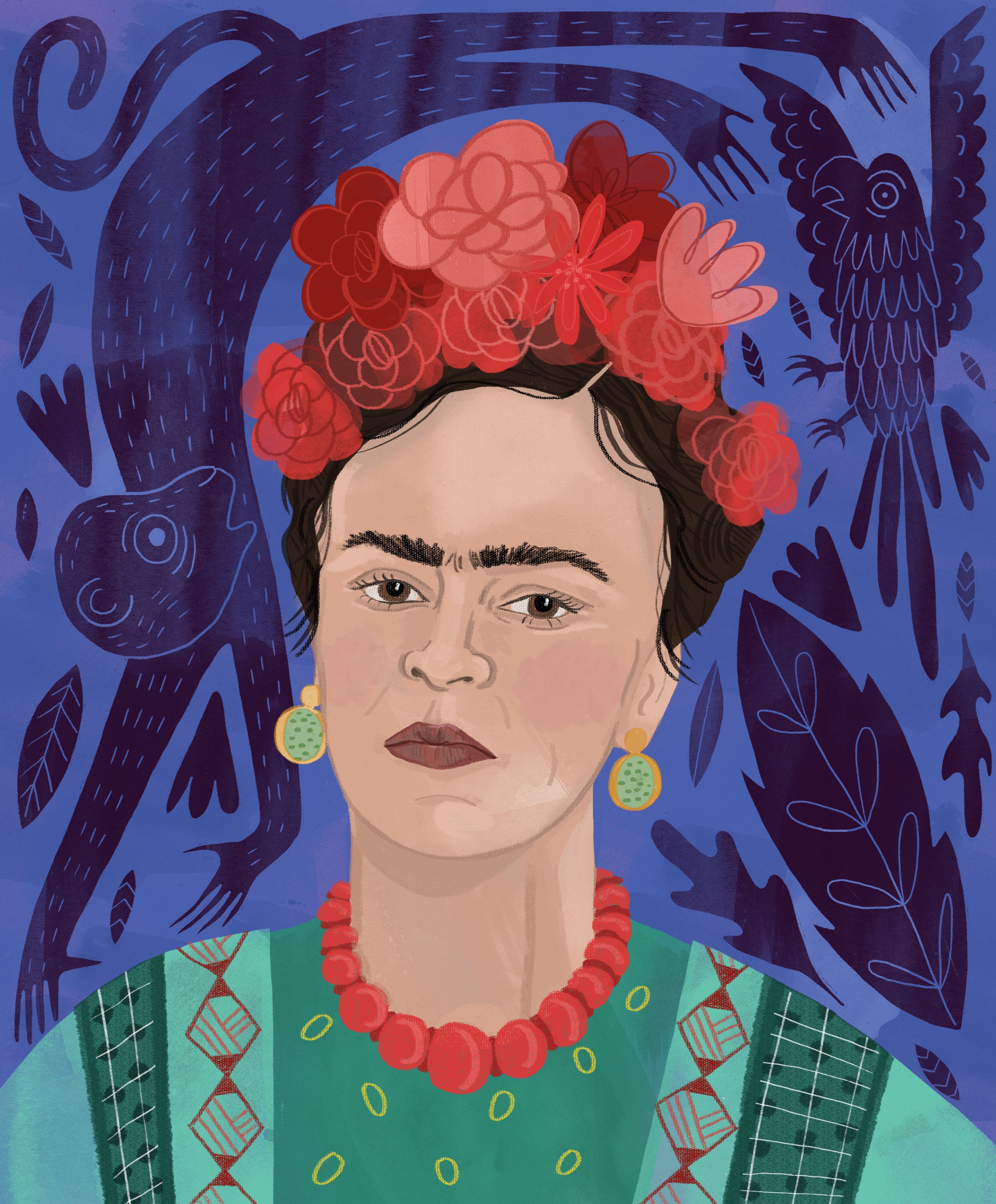 Portrait of Frida Kahlo