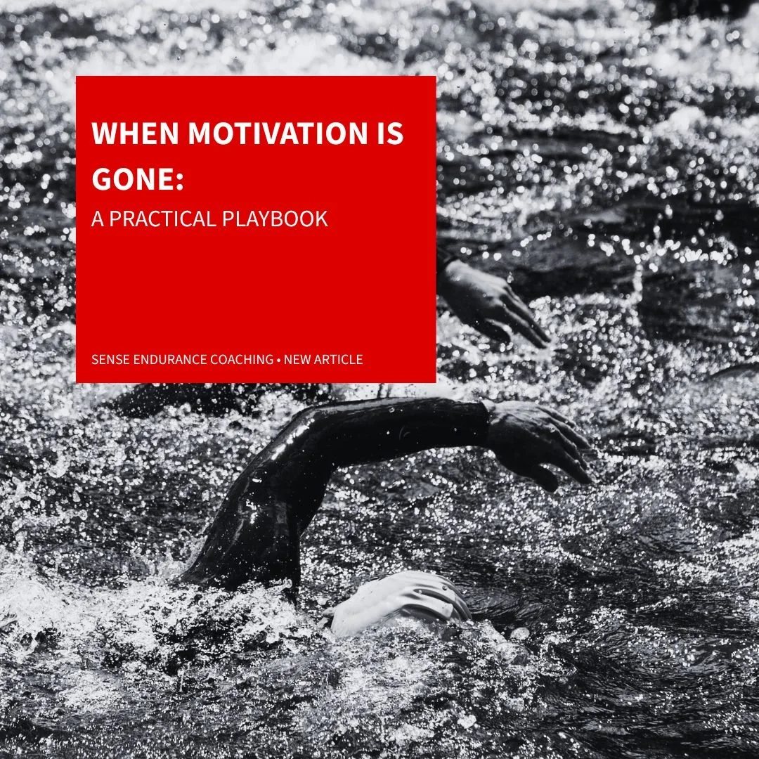 Motivation isn&rsquo;t a training tool. It&rsquo;s a mood. And moods are unreliable.

New article: When Motivation Is Gone: A Practical Playbook
If you&rsquo;re in one of those weeks where everything feels a bit flat, this is the checklist I use with