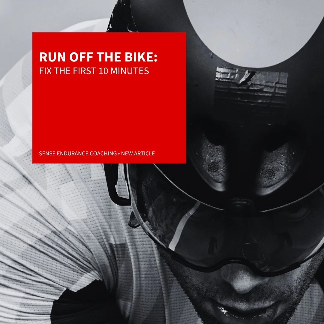 Most triathletes don&rsquo;t struggle to run. They struggle to run off the bike.
The first 10 minutes off the bike are a handover, not a test of character. If you start too hard, overstride, and ride the last 10 minutes like a crit, you earn the clas