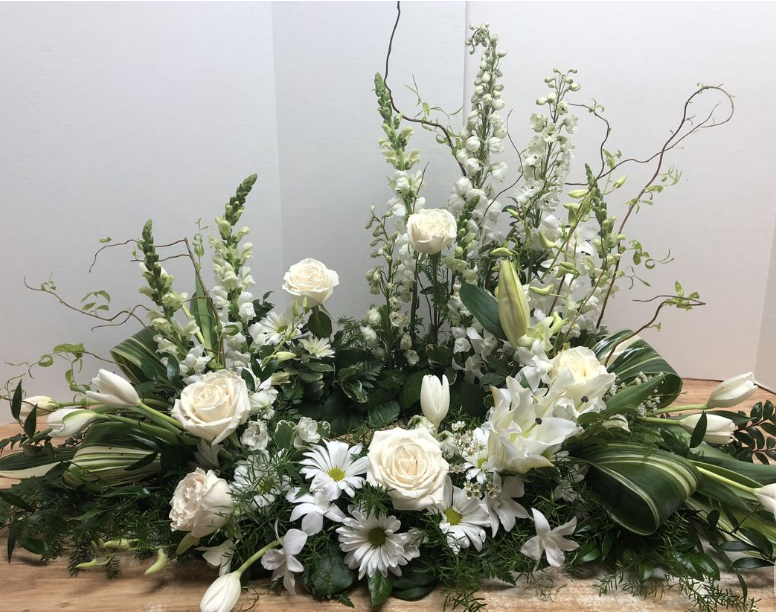 Elegant White Floral Centerpiece