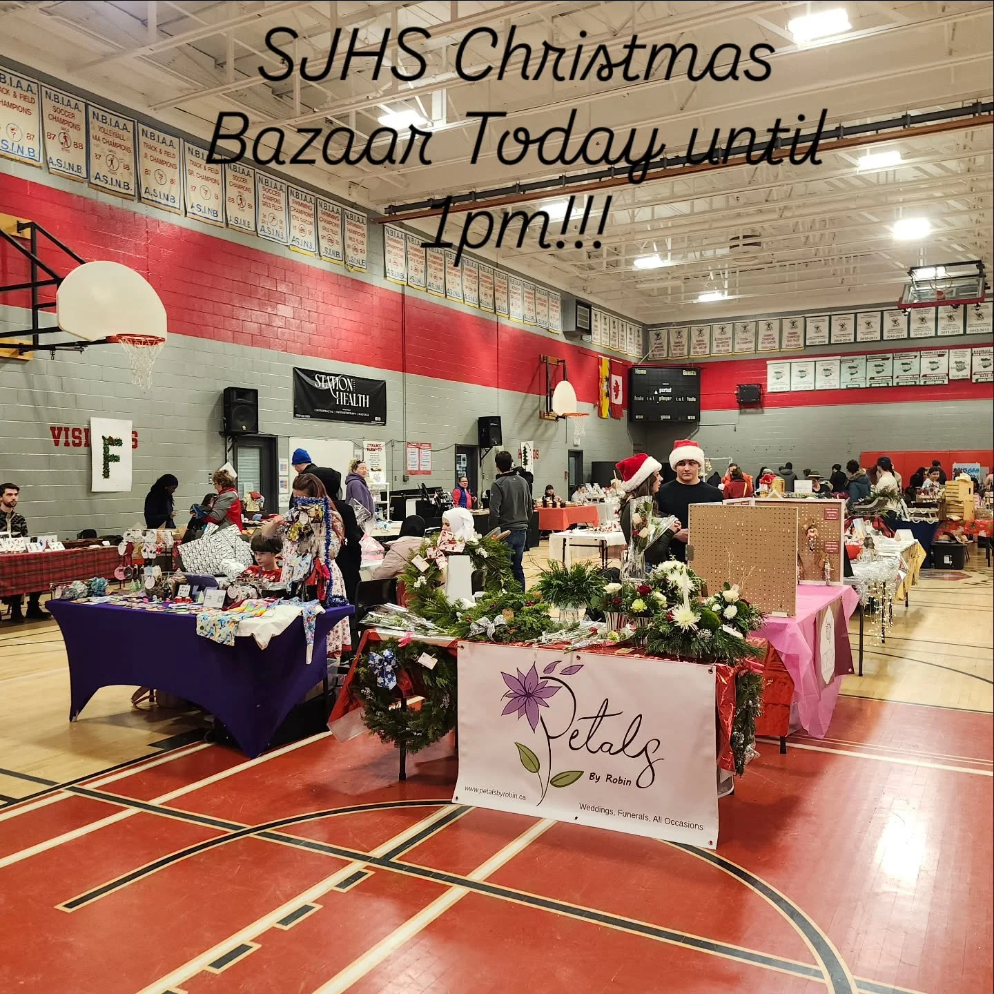 SJHS Xmas Bazaar is a great wide open spacious sale..FREE parking too!