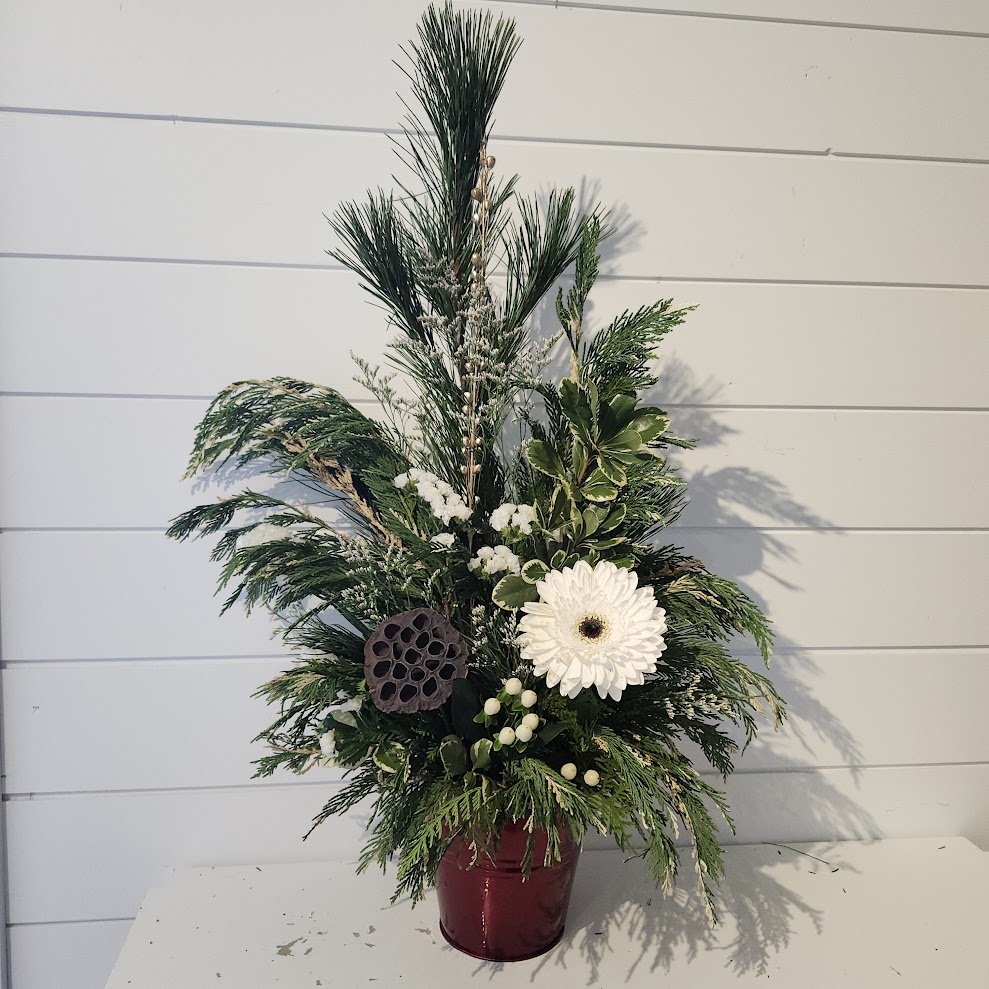 Festive Evergreen Arrangement