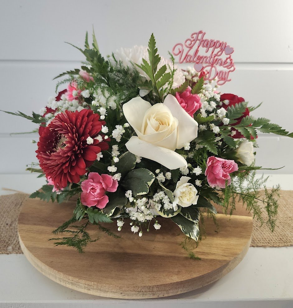 Valentine's Day Floral Elegance Arrangement