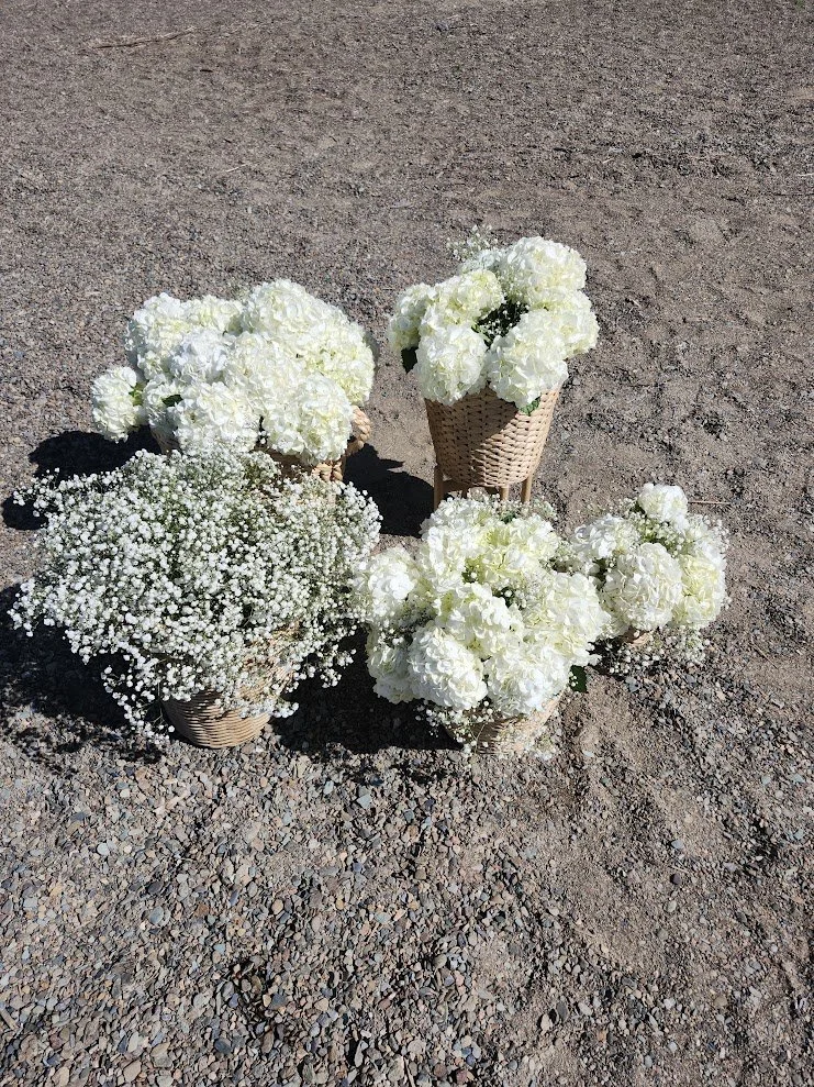 Beach wedding baskets hydrangea.jpg