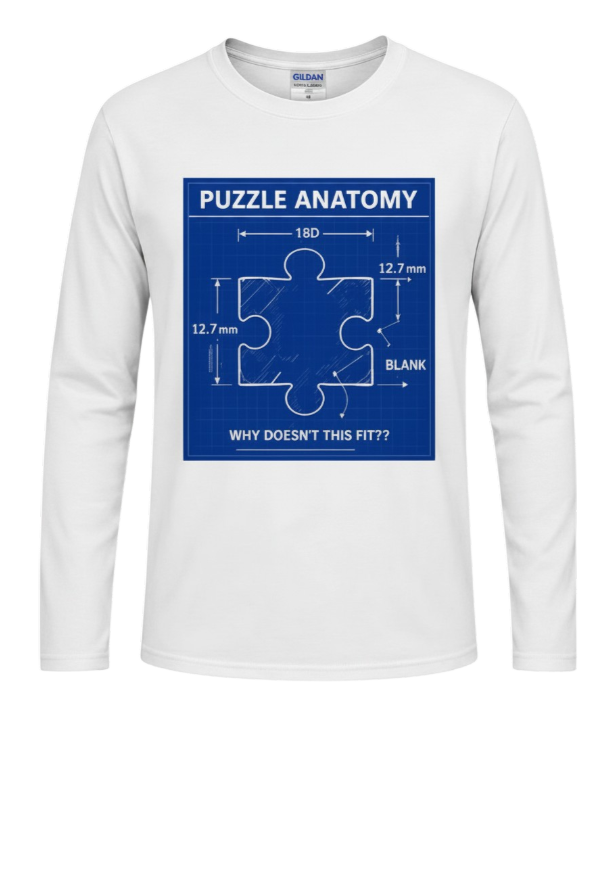 Puzzle Anatomy Tee - Long Sleeve