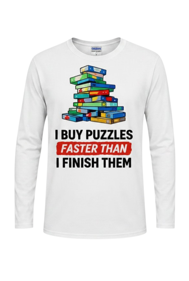 I Buy Puzzles Tee - Long Sleeve