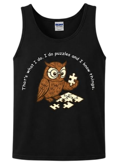 I puzzle and I know things Tank