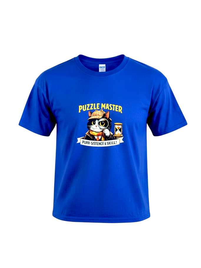Cat Puzzle Master Tee