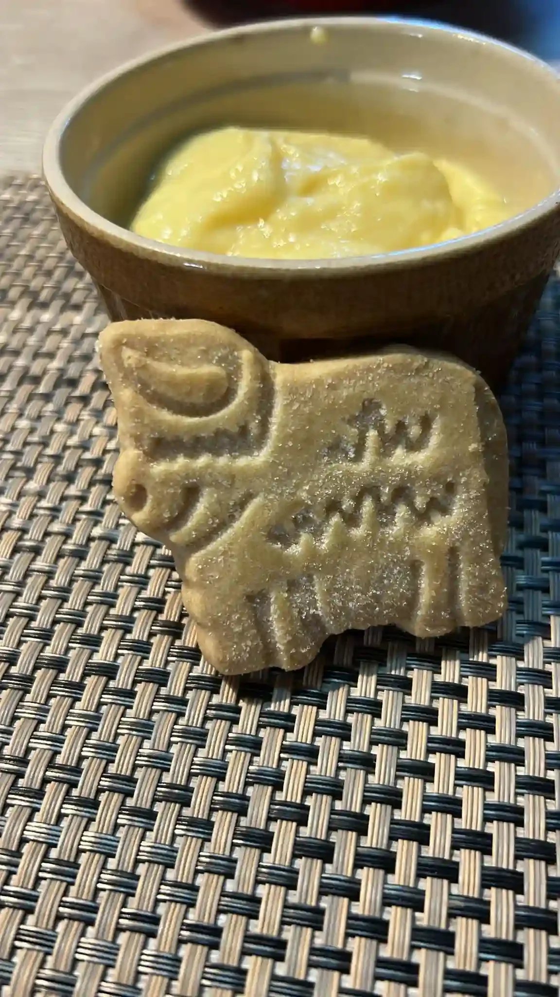 Shortbread écossais en forme de Highland Cow, souvenir typique d'Édimbourg