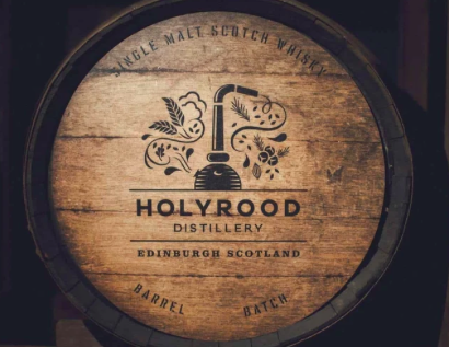 Fût de whisky single malt de la distillerie Holyrood à Édimbourg, première distillerie en centre-ville depuis 94 ans