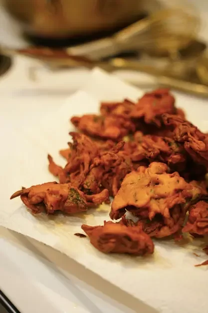 Haggis pakoras, version fusion de la spécialité écossaise, servis à Édimbourg