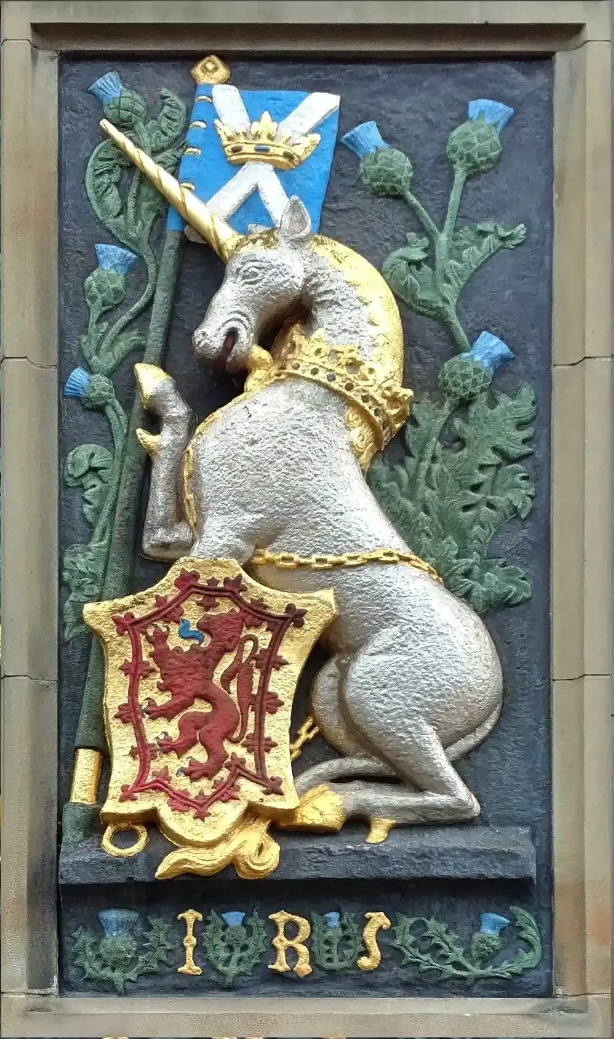 Licorne enchainée, symbole de l'Ecosse