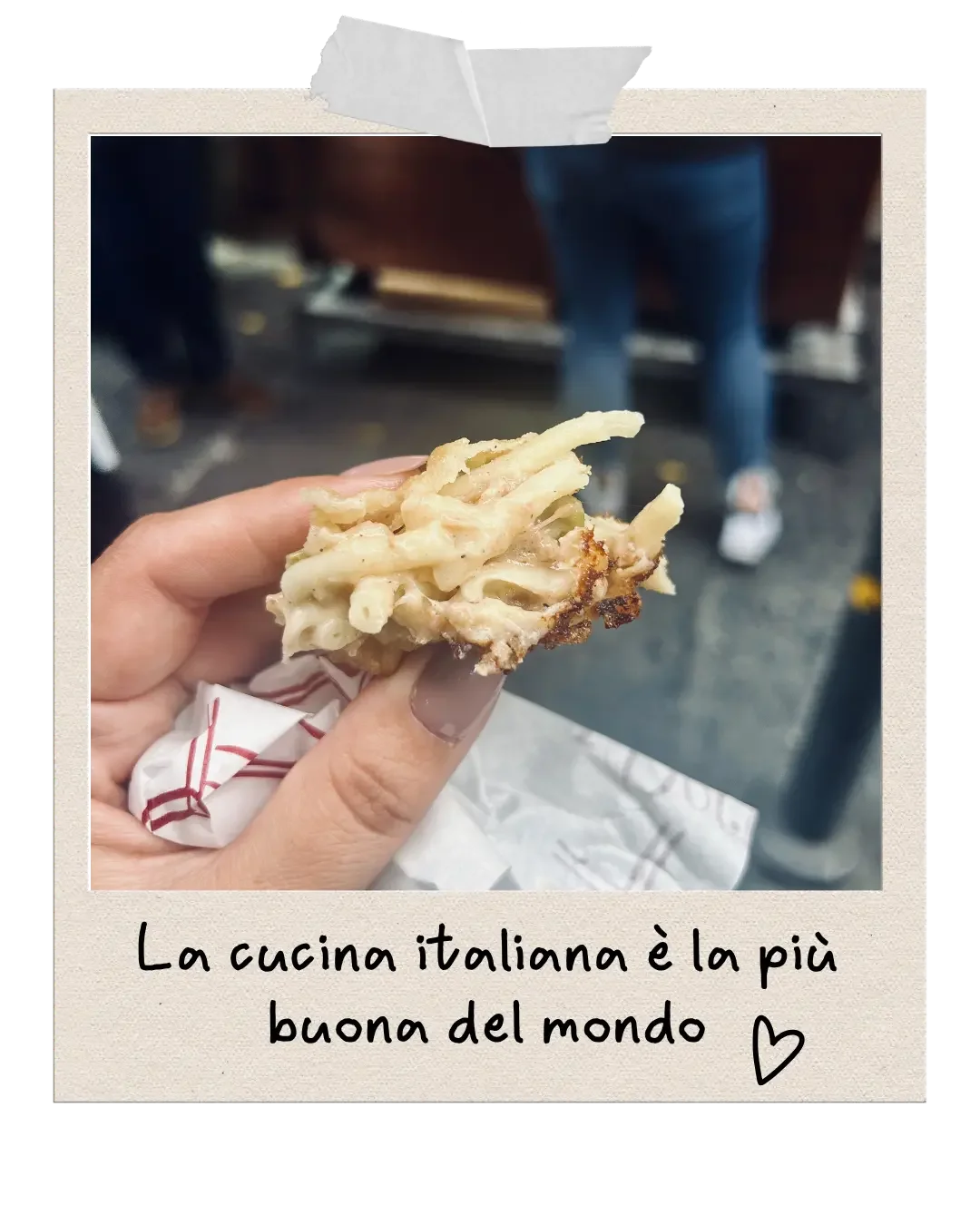 Frittatina di pasta - spécialités de rue Naples