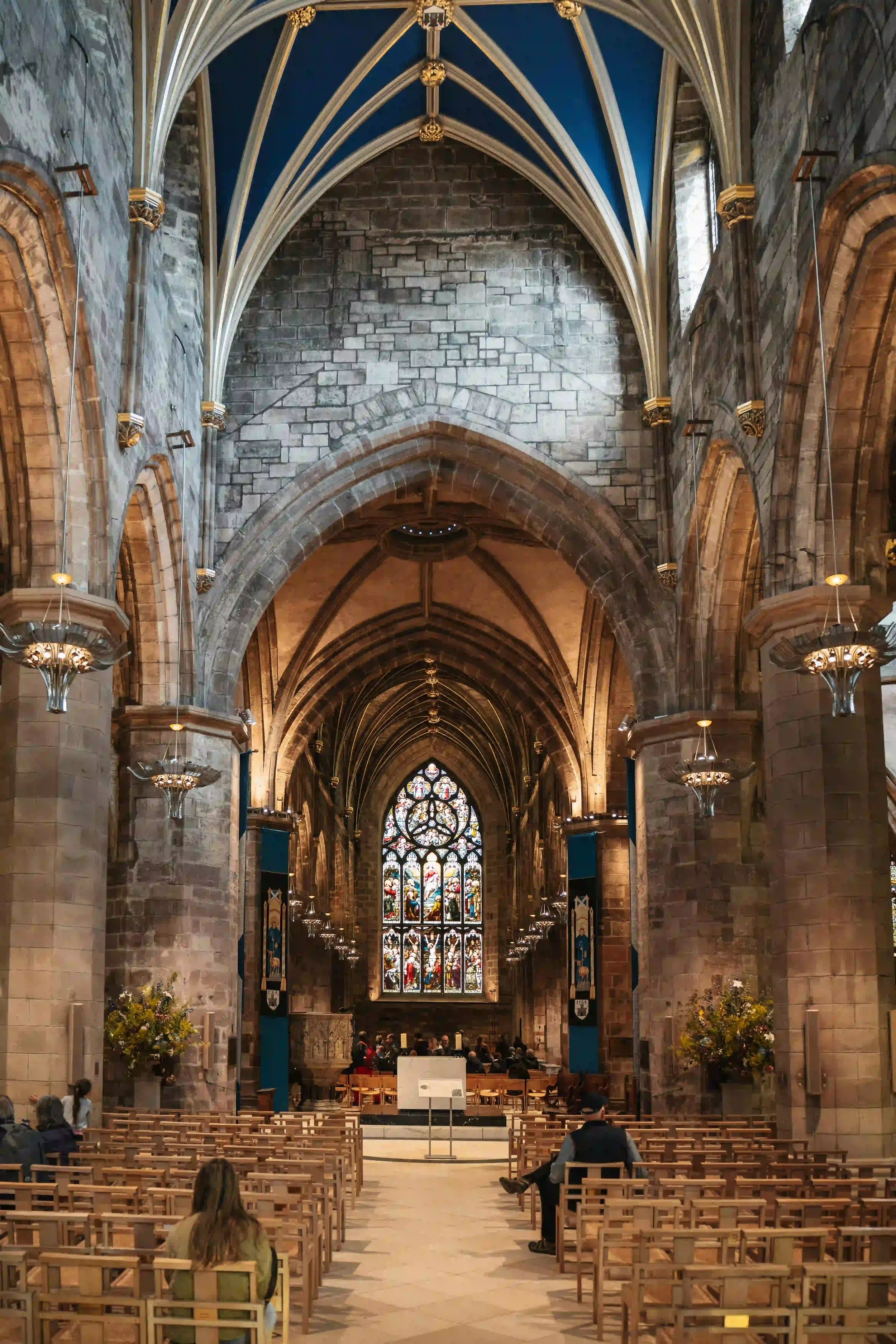 Intérieur de la cathédrale Saint Gilles d'Edimbourg