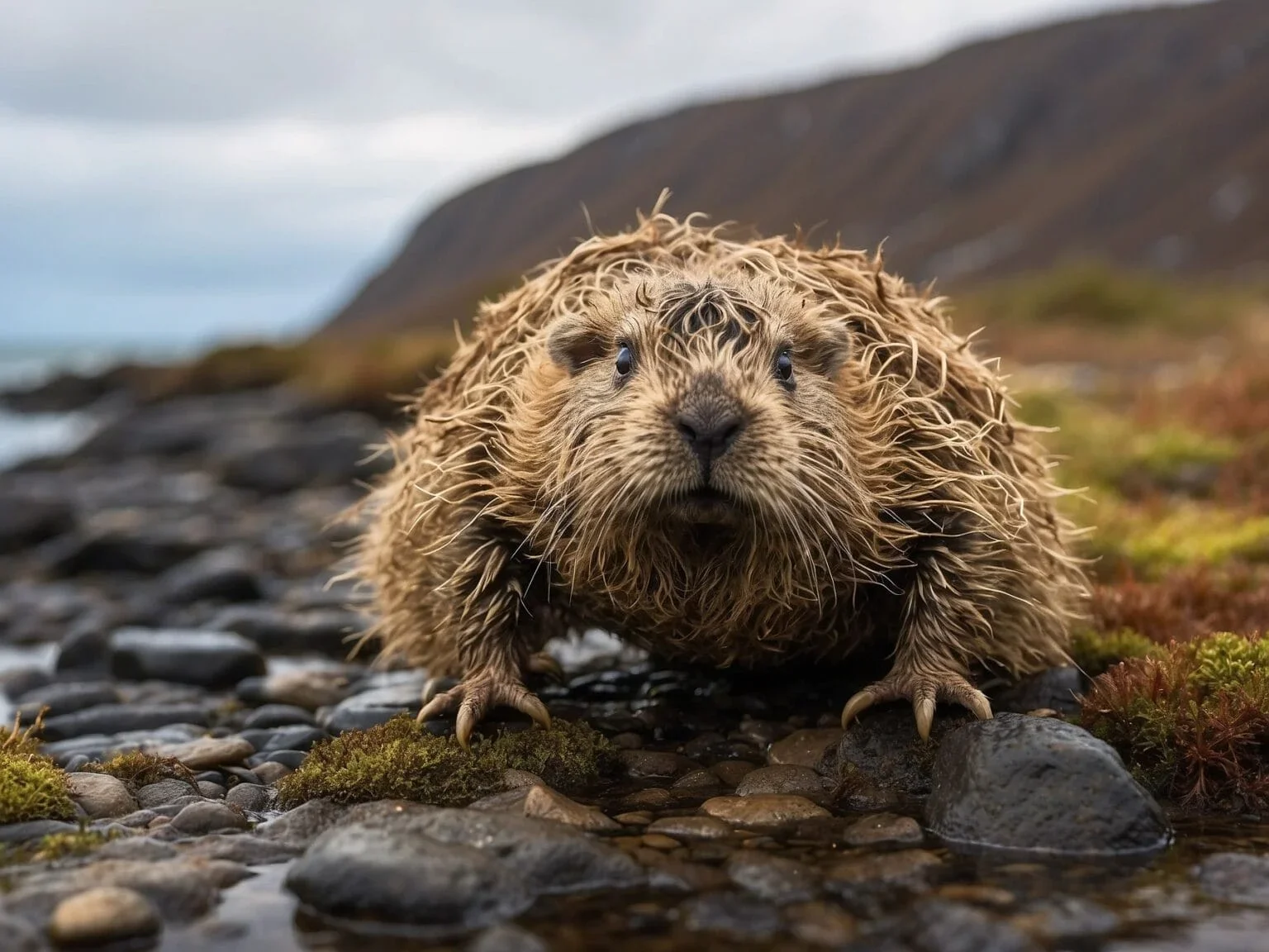 Représentation du haggis sauvage, animal légendaire d'Écosse