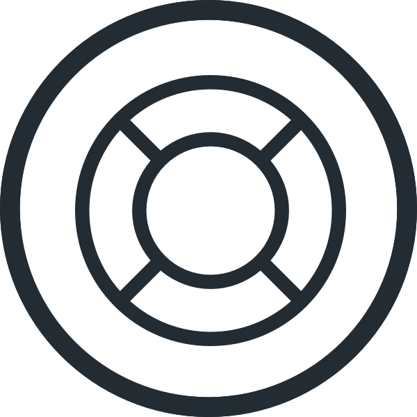 A black CD or DVD with a circular design in the center.