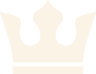 Simplified black and white crown icon