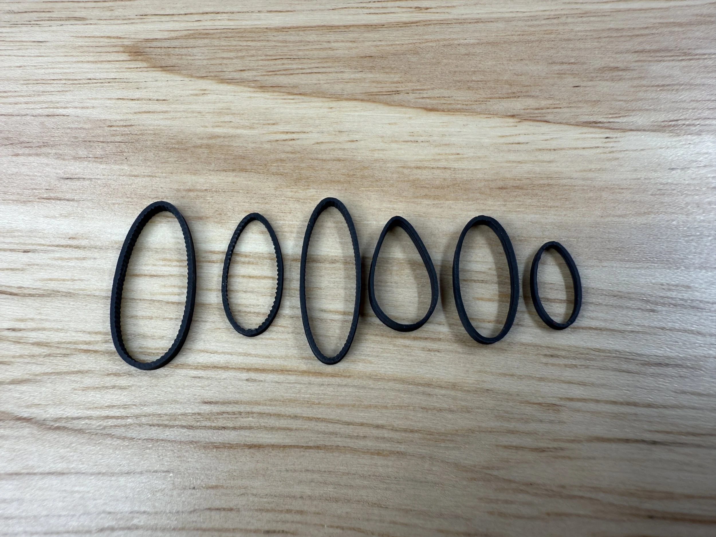 1/64 Scale Large Drive Belt Assortment (Pack of 6)