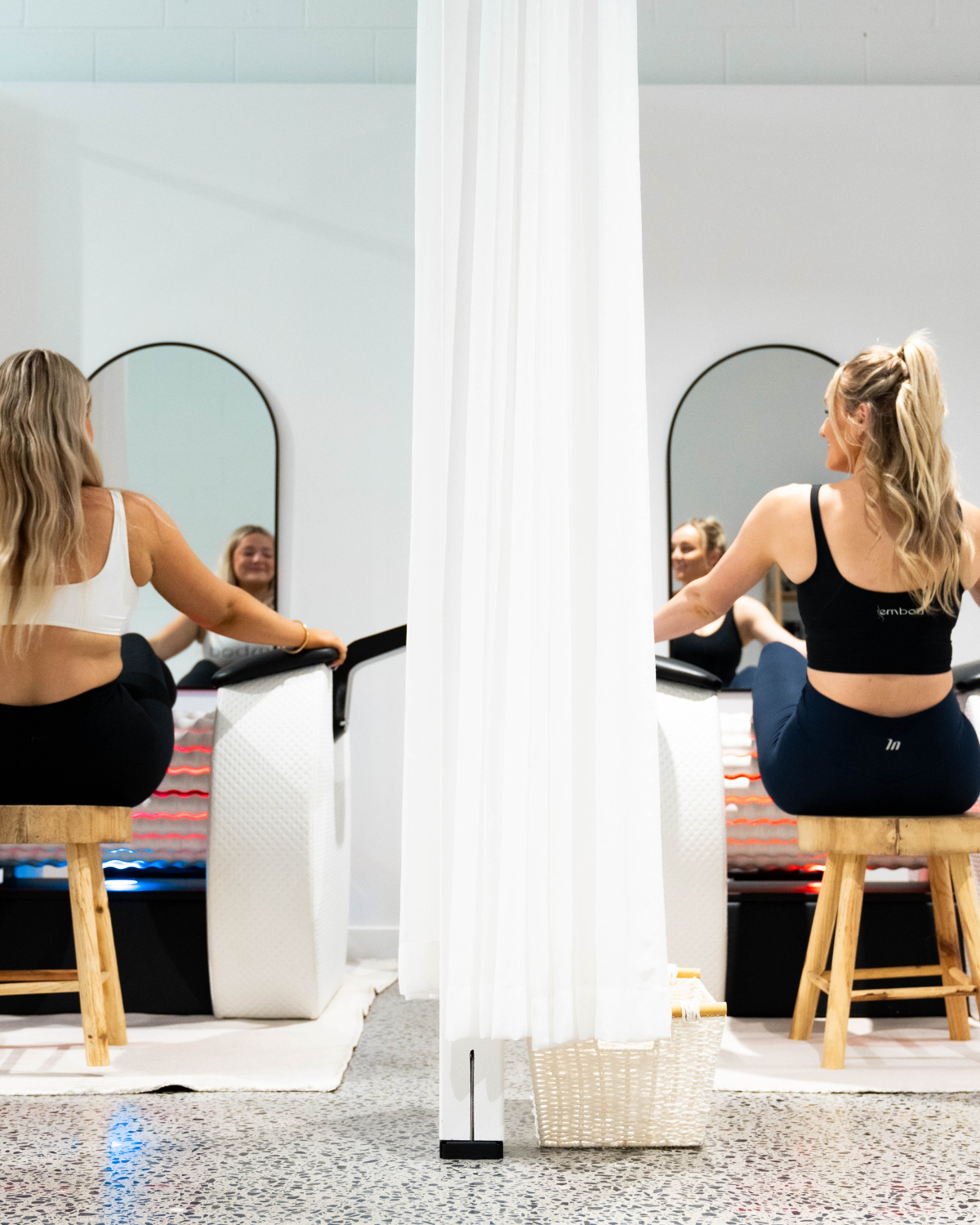 Women using Lymphatic Rollers