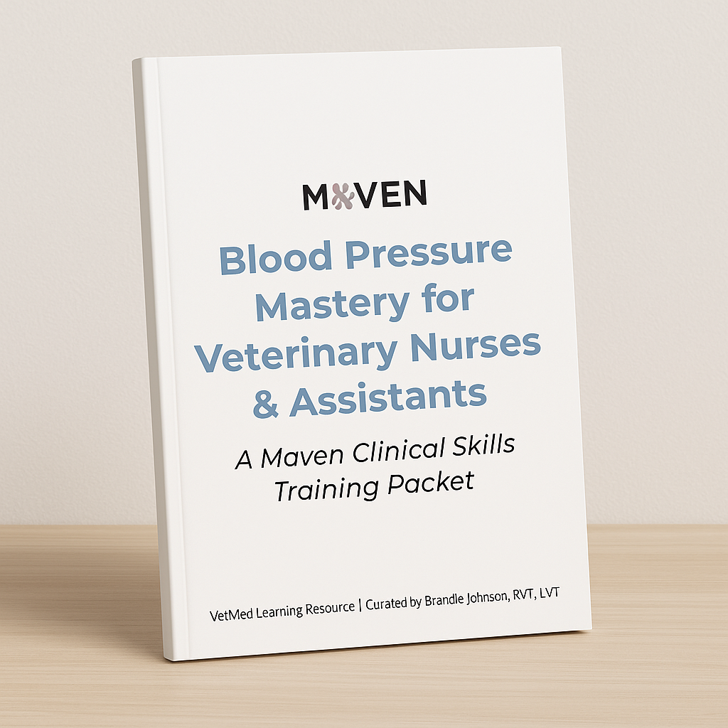 Blood Pressure Monitoring Skills Training Packet (Vet Nursing)