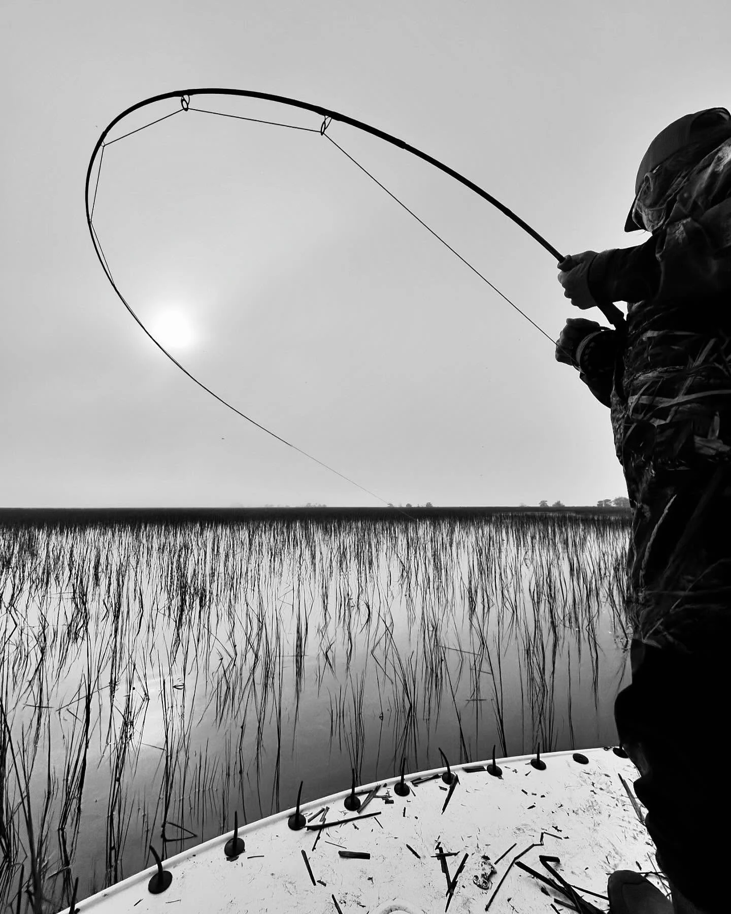 Fun winter day in the lowcountry with @capt.griffin.provost.wassell casting and blasting