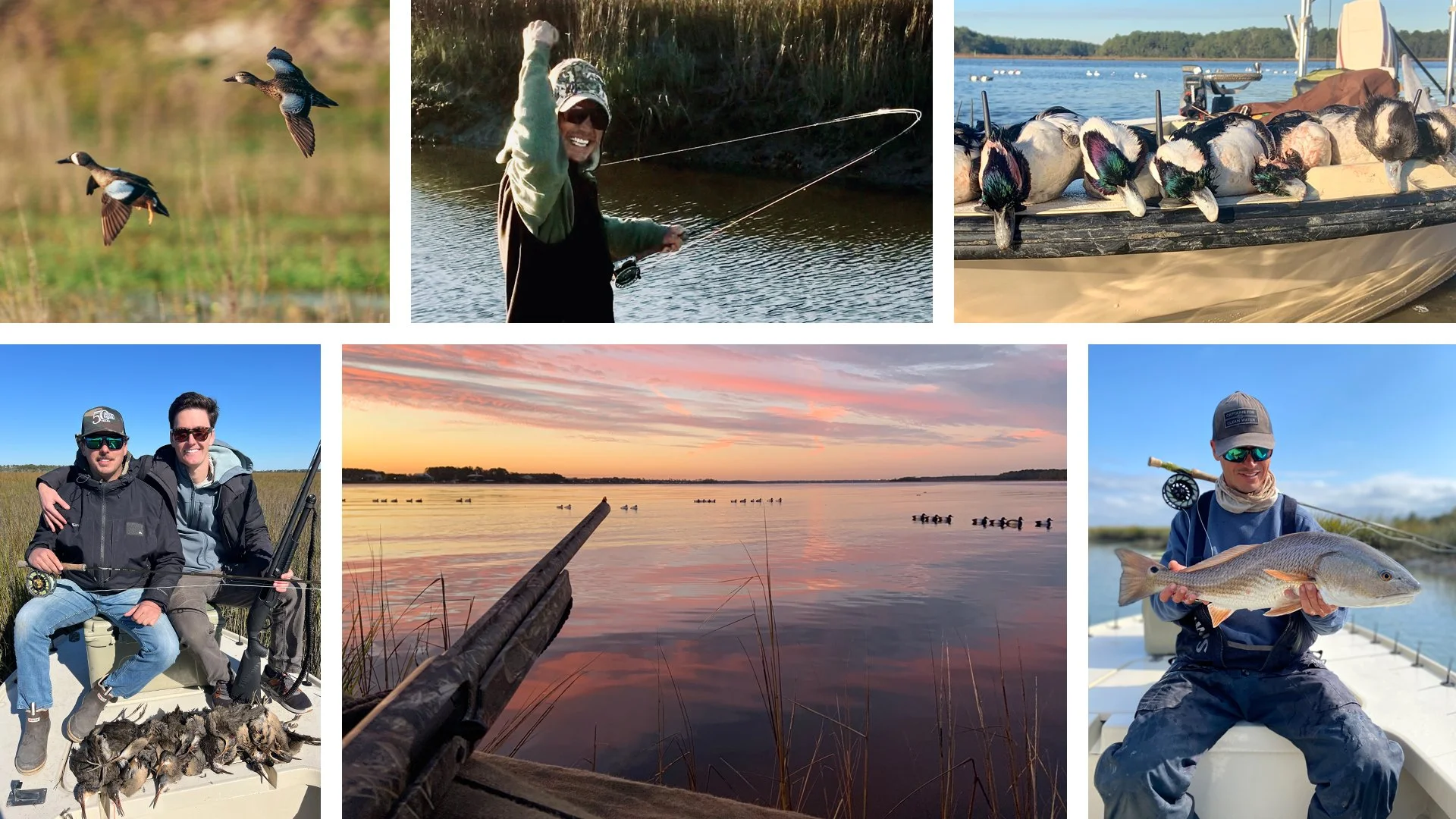 Cast and blast charters in Charleston, Kiawah Island, Folly Beach, and Mt Pleasant, South Carolina.