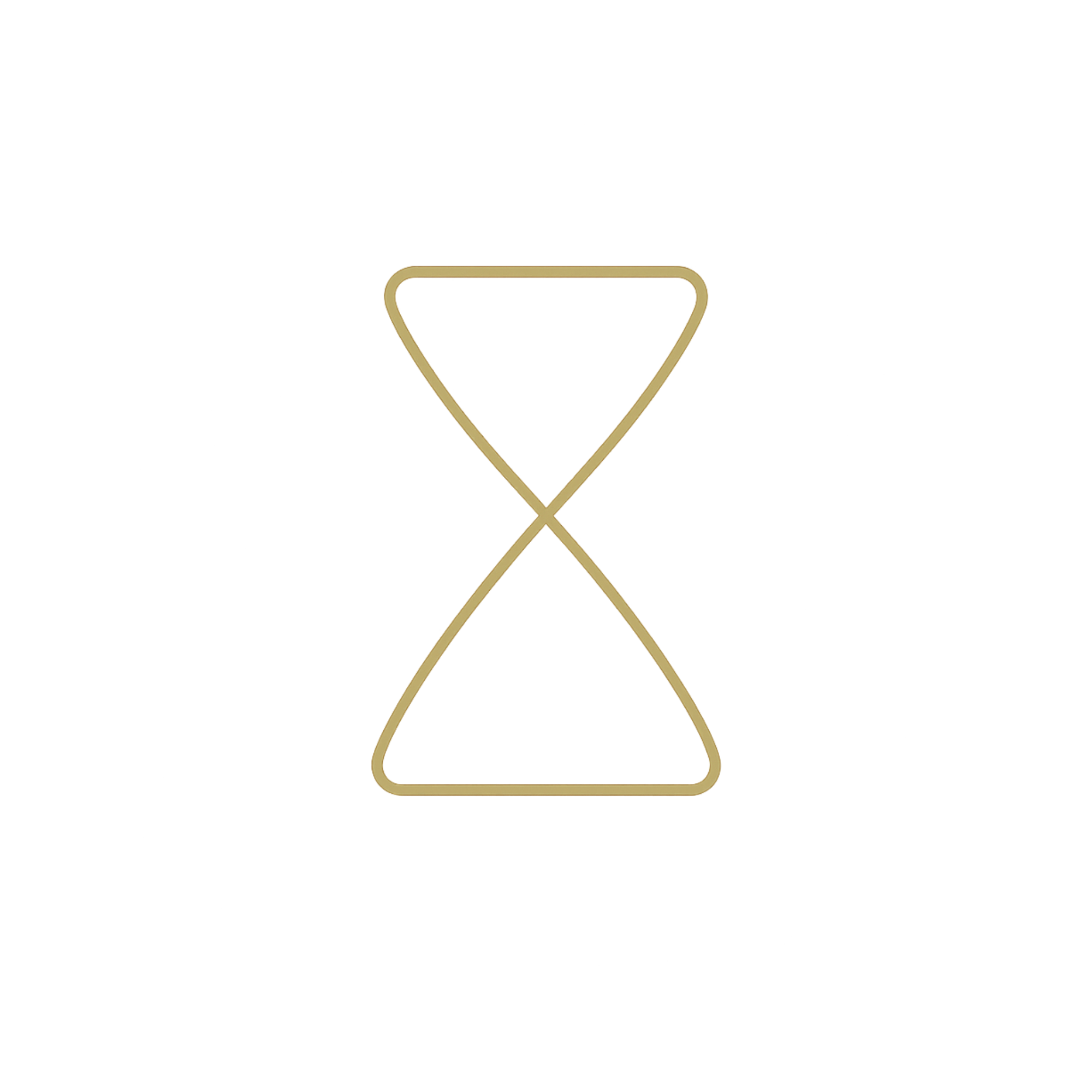 Forge. hourglass emblem and wordmark
