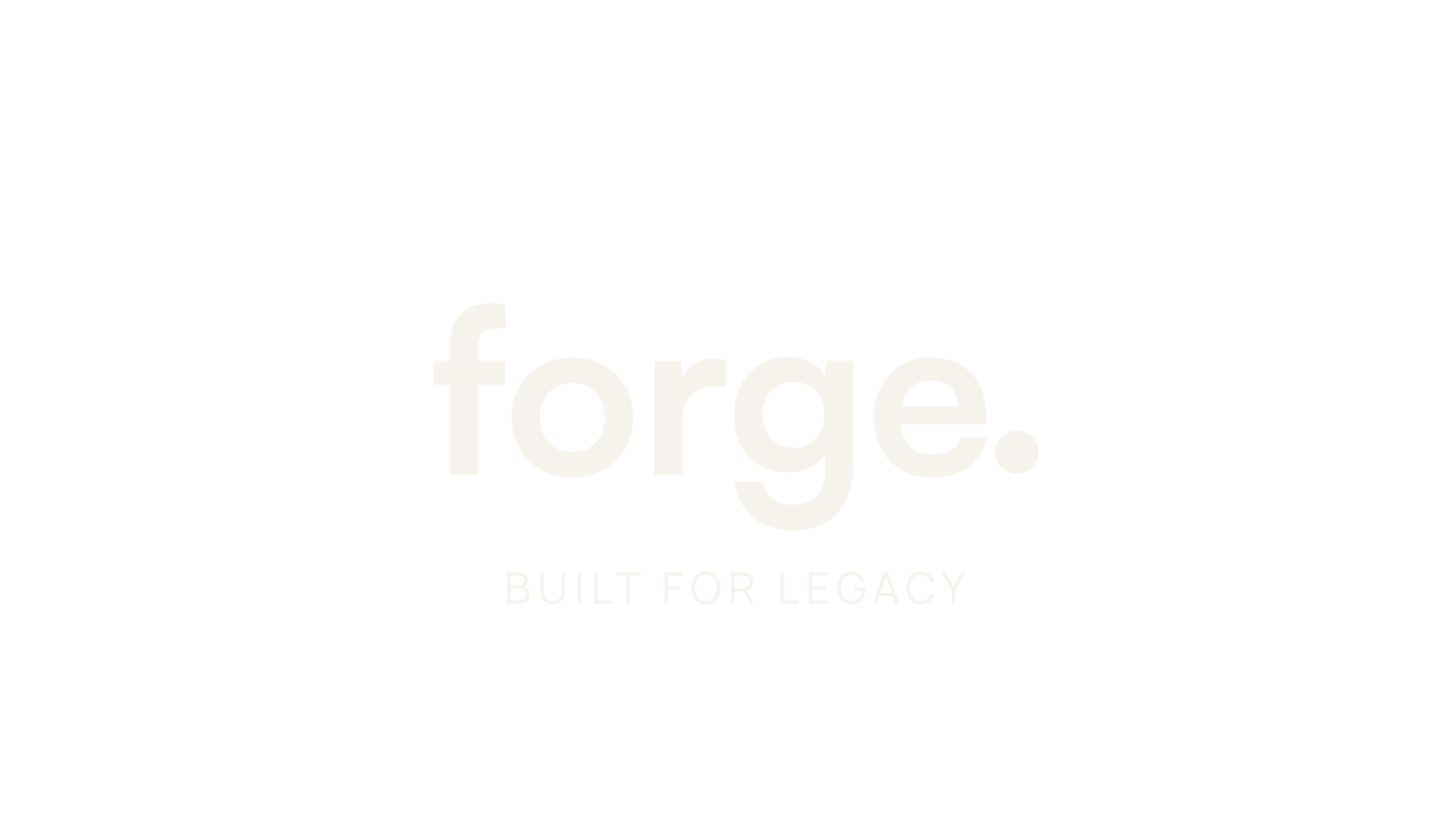 Forge. boutique management and consulting logo