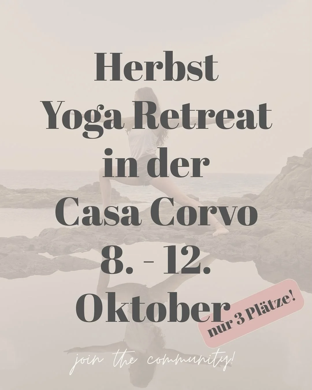 8. - 12. Oktober Herbst Retreat Casa Corvo
 🍂Der Herbst 🍂 im Malcantone und in der Casa Corvo ist voller Magie! 
➡️ Wir haben noch 3 Plätze im Herbst Retreat 9. -12. Oktober! 
Stark und zentriert für den Winter! Komm für fünf