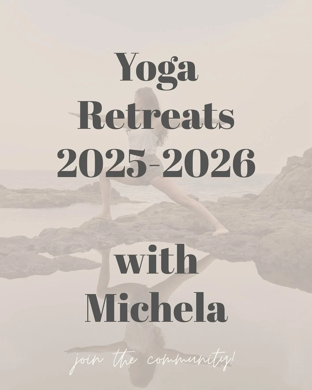 COME ON RETREAT WITH ME
Letztes Casa corvo Retreat im 2025
🍁Herbst Retreat 8. - 12. Oktober Casa Corvo, noch 3 Plätze
🔥 Neujahrs Yoga Retreat Casa Corvo, 30. Dez bis 2. Januar 2026 - nur noch 2 Plätze
2026
✨NEU NEU NEU NEU✨ Marokkanis