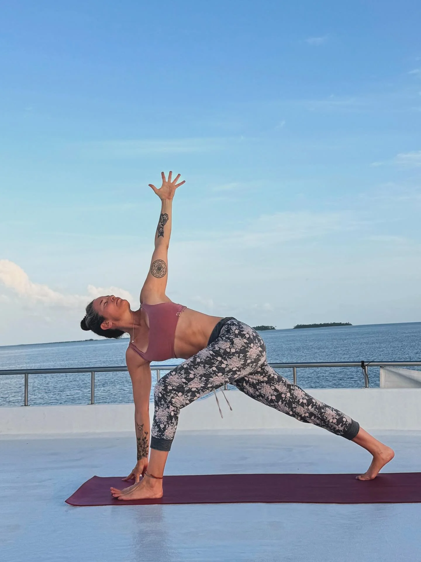 Sometimes it’s a short practice in pyjamas, sometimes it’s breath work to calm your mind, sometimes it’s meditation to ground. 
Yoga should serve you and not become another goal or restriction. It should serve you with clarity and