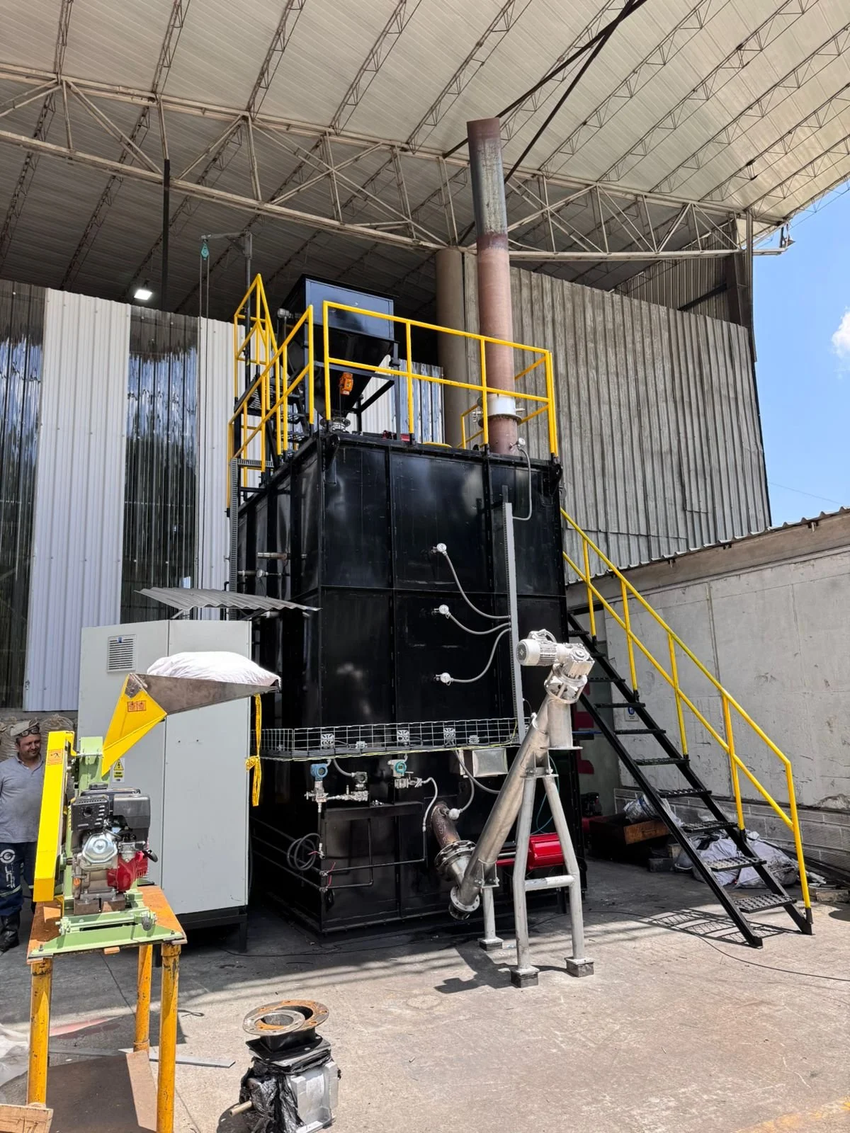 ITER's proprietary multi-stage reactor currently operating at our manufacturing partner, JCT Calderas, location in Medellin, Colombia.