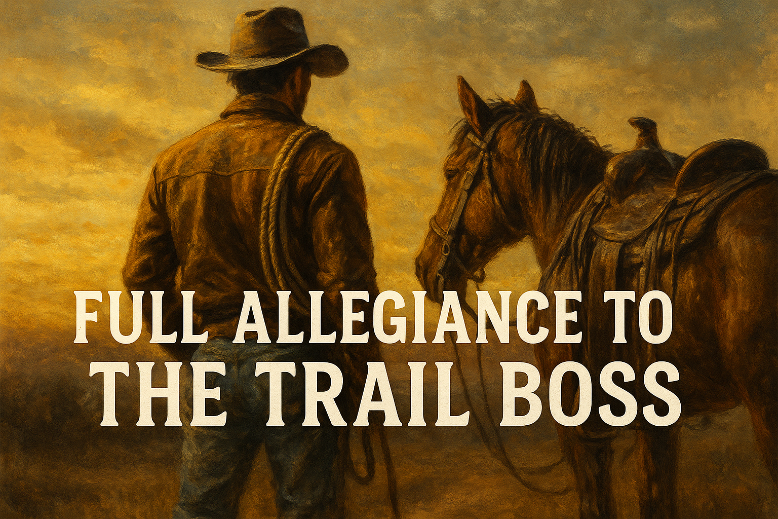 Full Allegiance to the Trail Boss