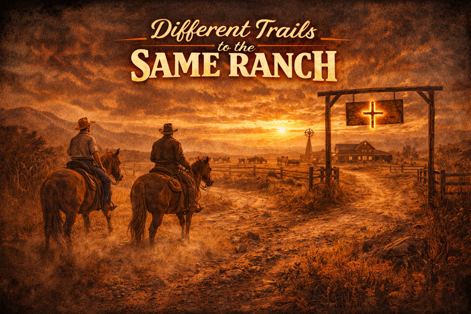 Different Trails to the Same Ranch