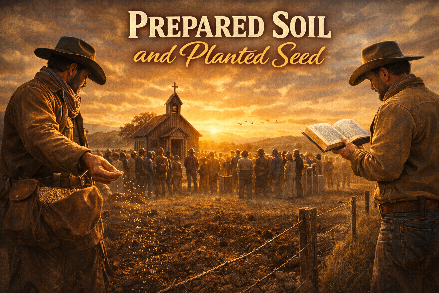 Prepared Soil and Planted Seed