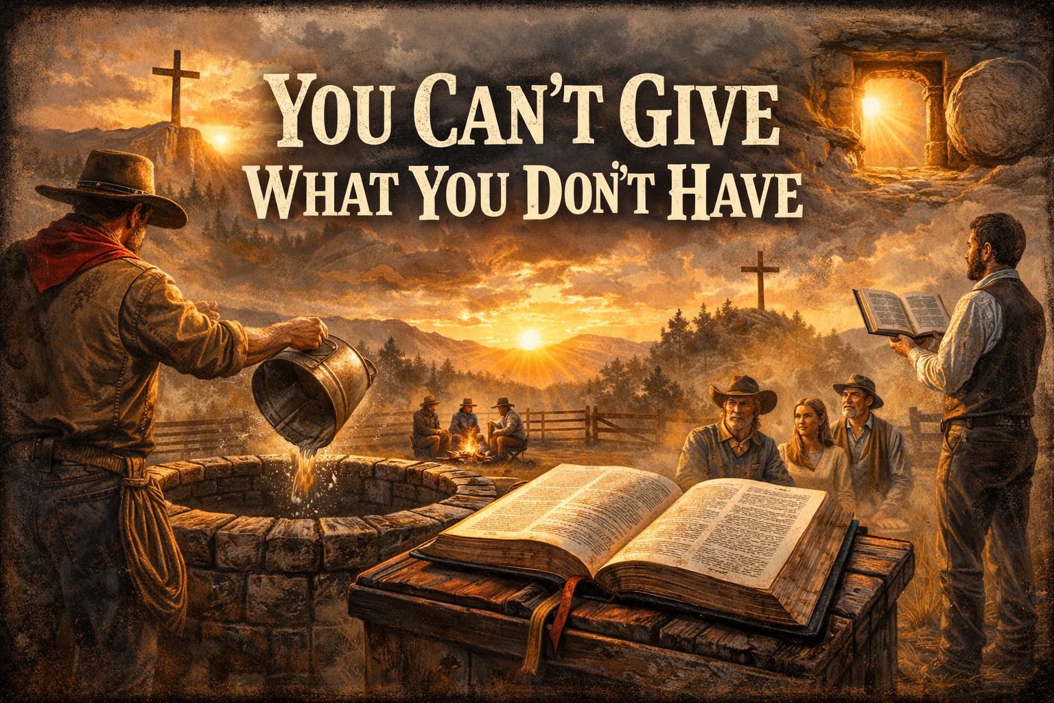You Can’t Give What You Don’t Have