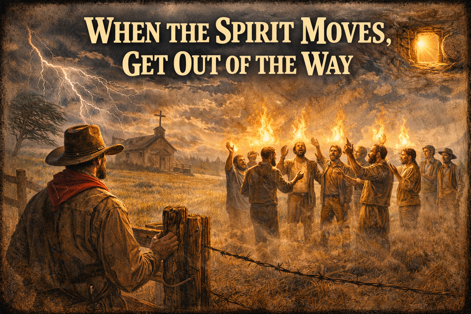 When the Spirit Moves Get Out of the Way