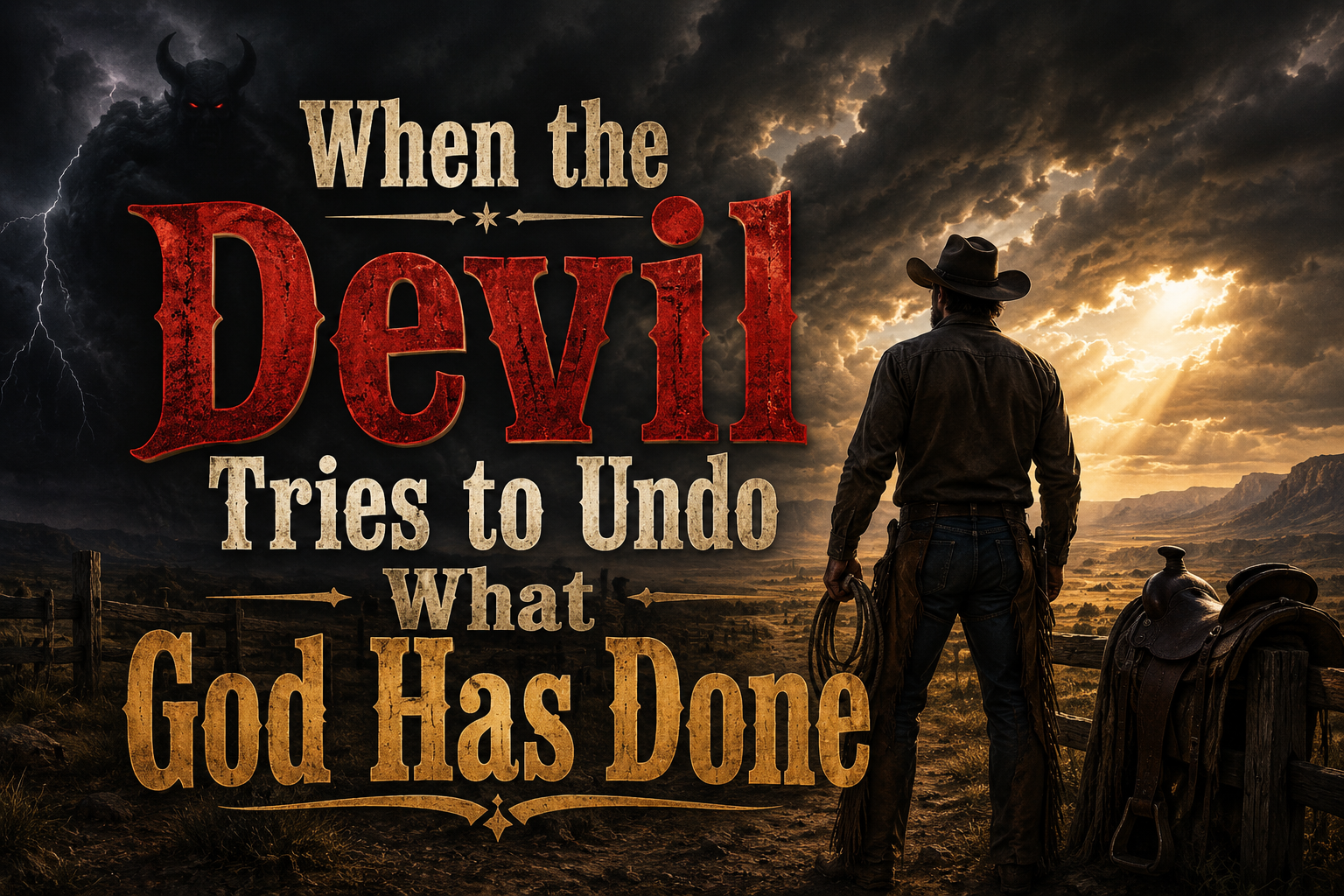 When the Devil Tries to Undo What 